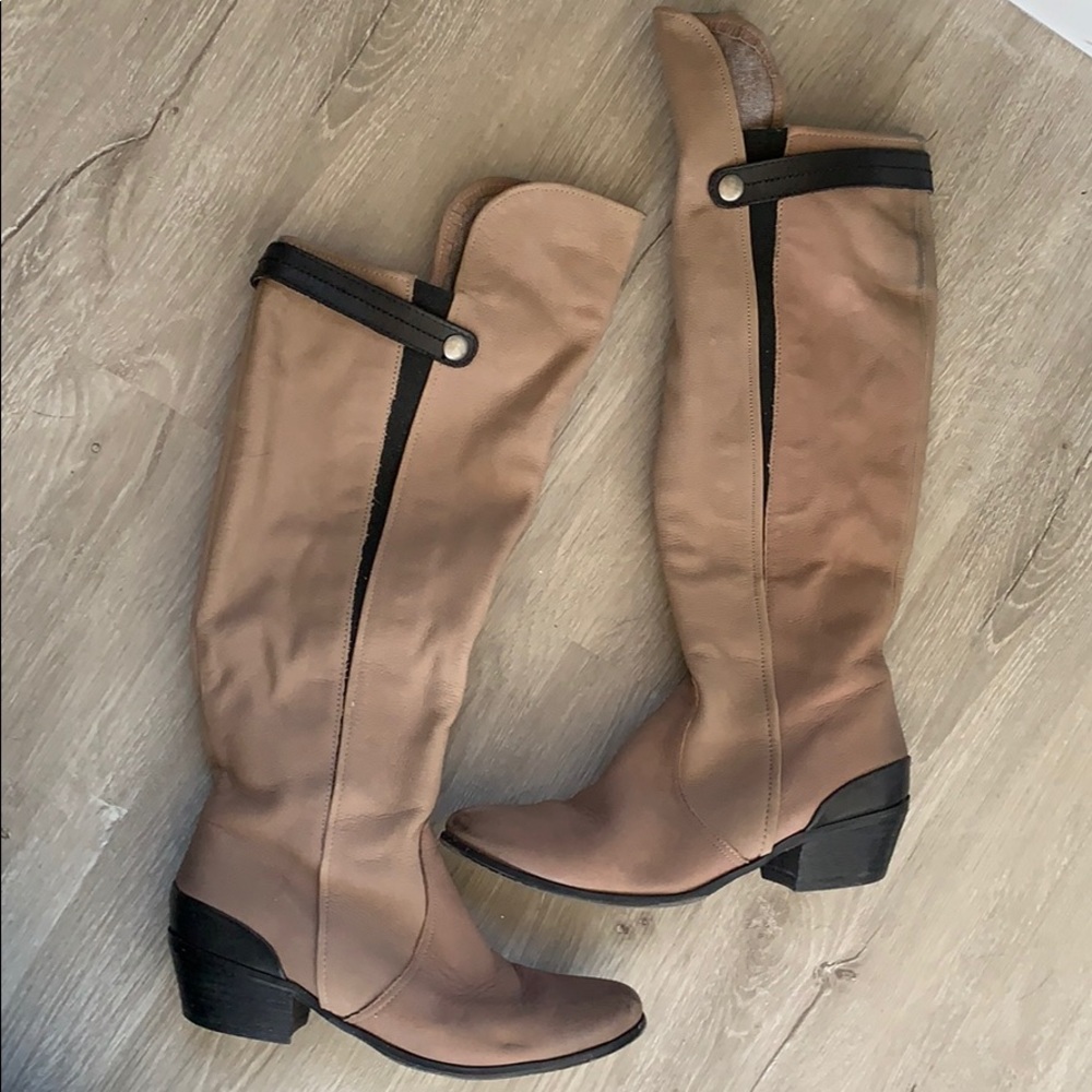 Tall Nicole leather boots